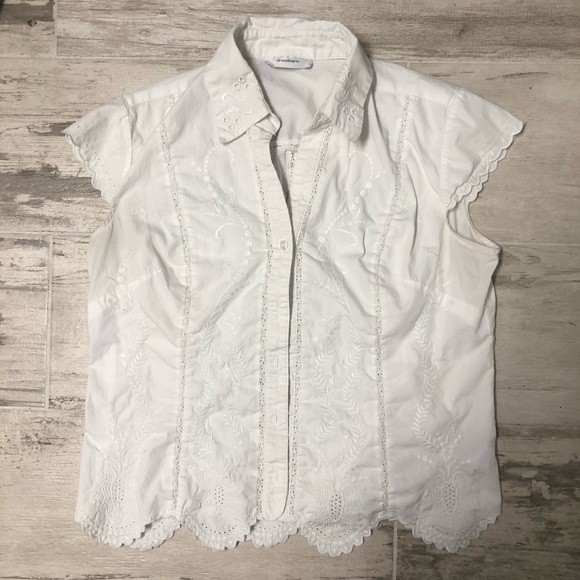 dress barn white tops